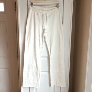 NWT Brandy Melville Rainey Cotton Sweatpants White